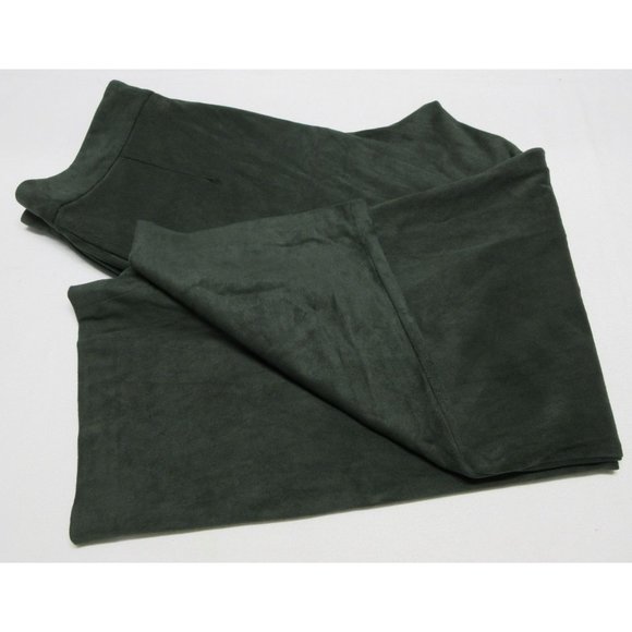 MANGO Suit faux suede pleated front tapered leg pants - Picture 3 of 12